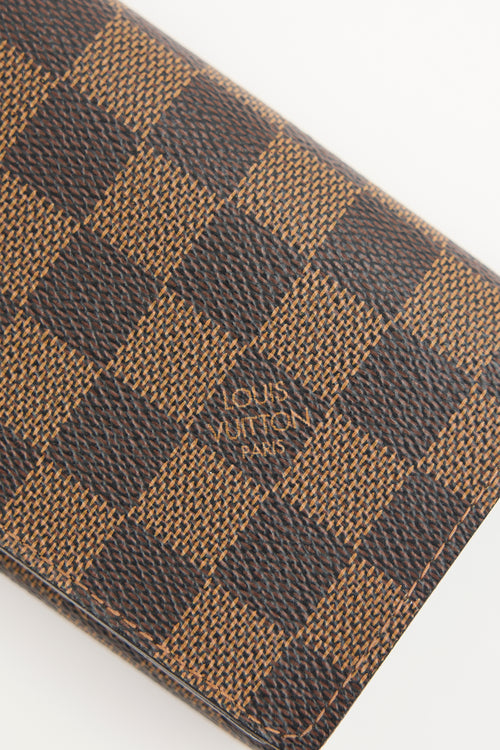 Louis Vuitton 2011 Damier Ebene Porte Monnaie Tresor Wallet