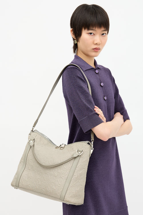 Louis Vuitton 2011 Leather Embroidered Antheia Ixia PM Bag