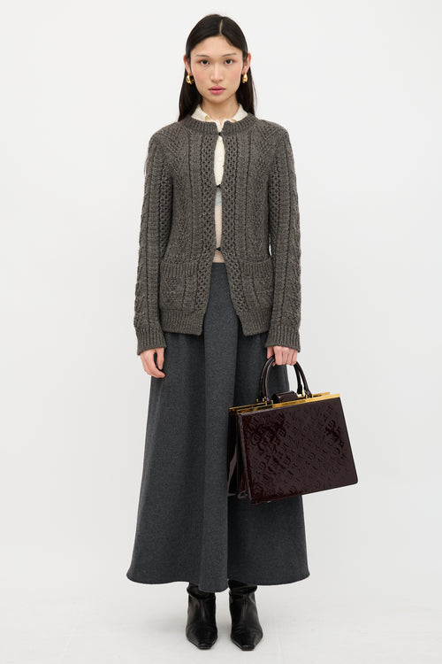 Louis Vuitton 2012 Amarante Vernis Deesee GM Bag