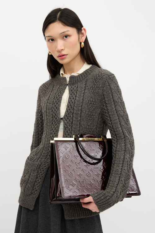 Louis Vuitton 2012 Amarante Vernis Deesee GM Bag