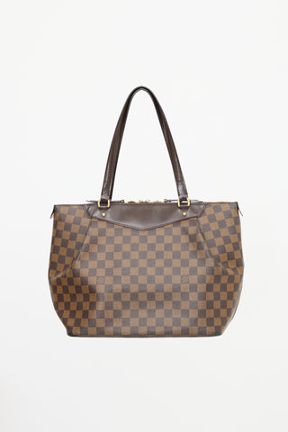 Louis Vuitton 2012 Damier Ebene Westminster GM Tote Bag