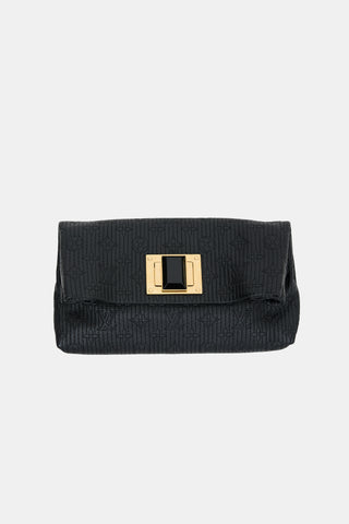 Louis Vuitton 2012 Leather Motard Monogram Altair Clutch
