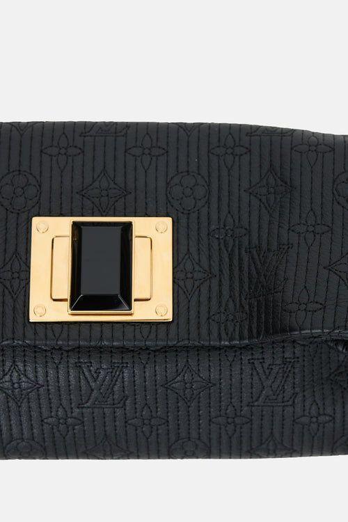 Louis Vuitton 2012 Leather Motard Monogram Altair Clutch