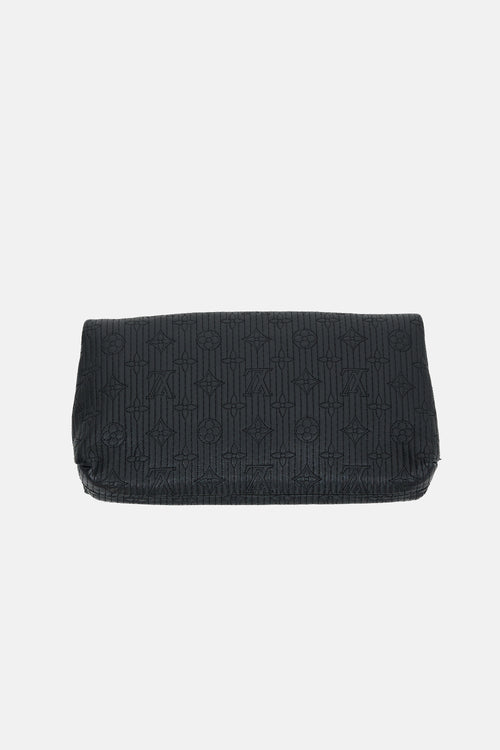 Louis Vuitton 2012 Leather Motard Monogram Altair Clutch