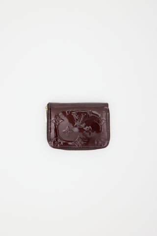 Louis Vuitton 2012 Vernis Monogram Zip Wallet