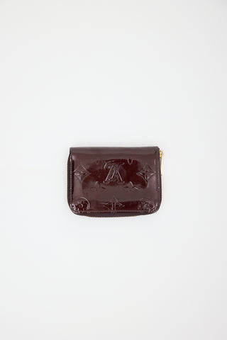 Louis Vuitton 2012 Vernis Monogram Zip Wallet