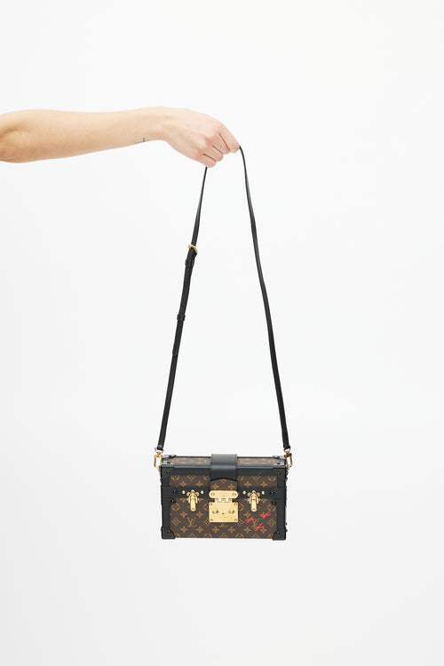 Louis Vuitton 2017 Brown Monogram Petite Malle Bag
