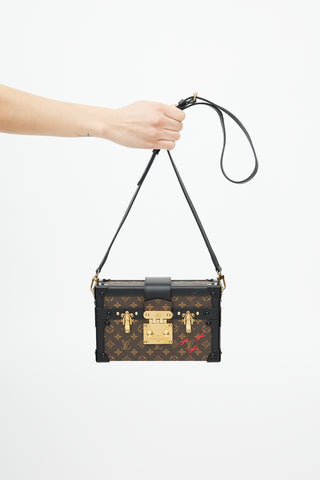 Louis Vuitton 2017 Brown Monogram Petite Malle Bag
