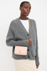 Louis Vuitton 2017 Patent Louise Chain Flap Bag