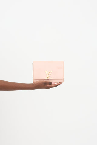 Louis Vuitton 2017 Patent Louise Chain Flap Bag