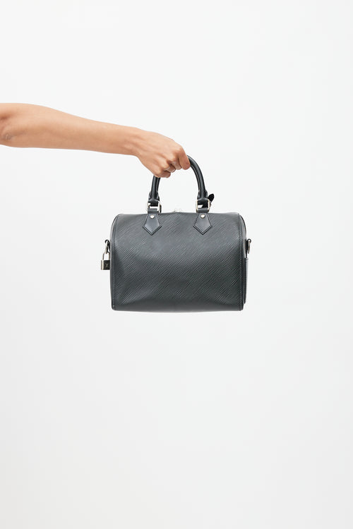 Louis Vuitton 2019 Black Epi Leather Speedy Bandoulière 25 Bag