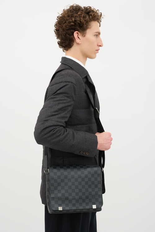 Louis Vuitton 2018 Damier Graphite District PM Bag