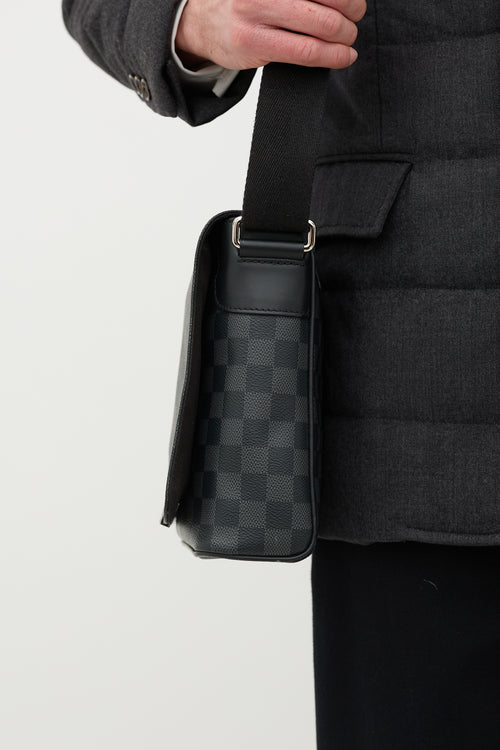 Louis Vuitton 2018 Damier Graphite District PM Bag
