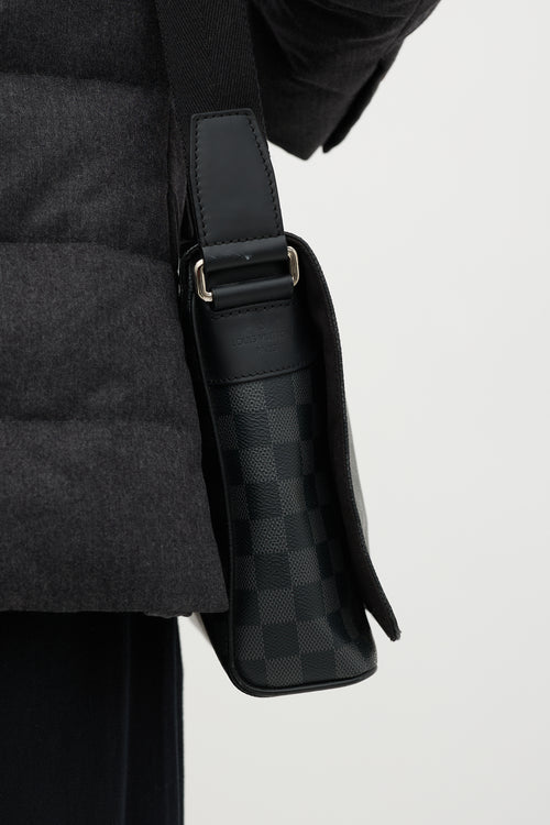Louis Vuitton 2018 Damier Graphite District PM Bag