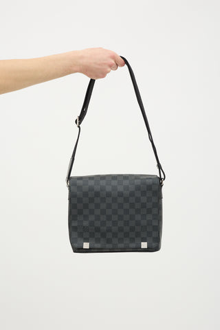 Louis Vuitton 2018 Damier Graphite District PM Bag