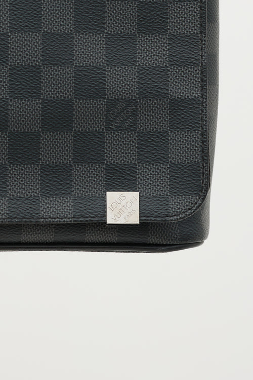 Louis Vuitton 2018 Damier Graphite District PM Bag