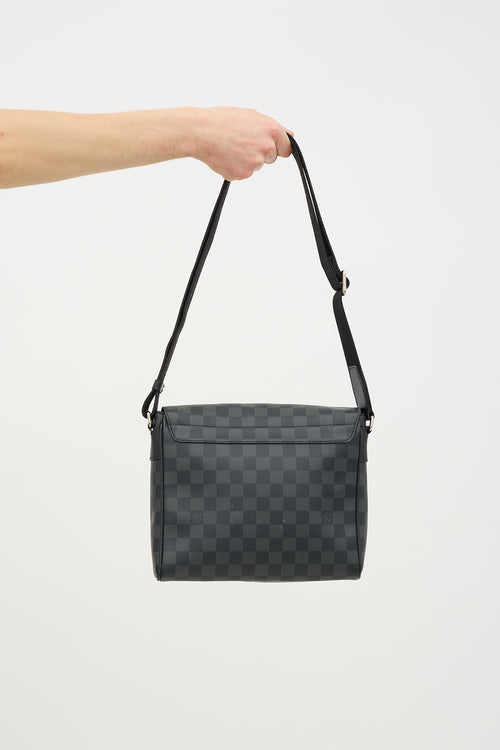Louis Vuitton 2018 Damier Graphite District PM Bag