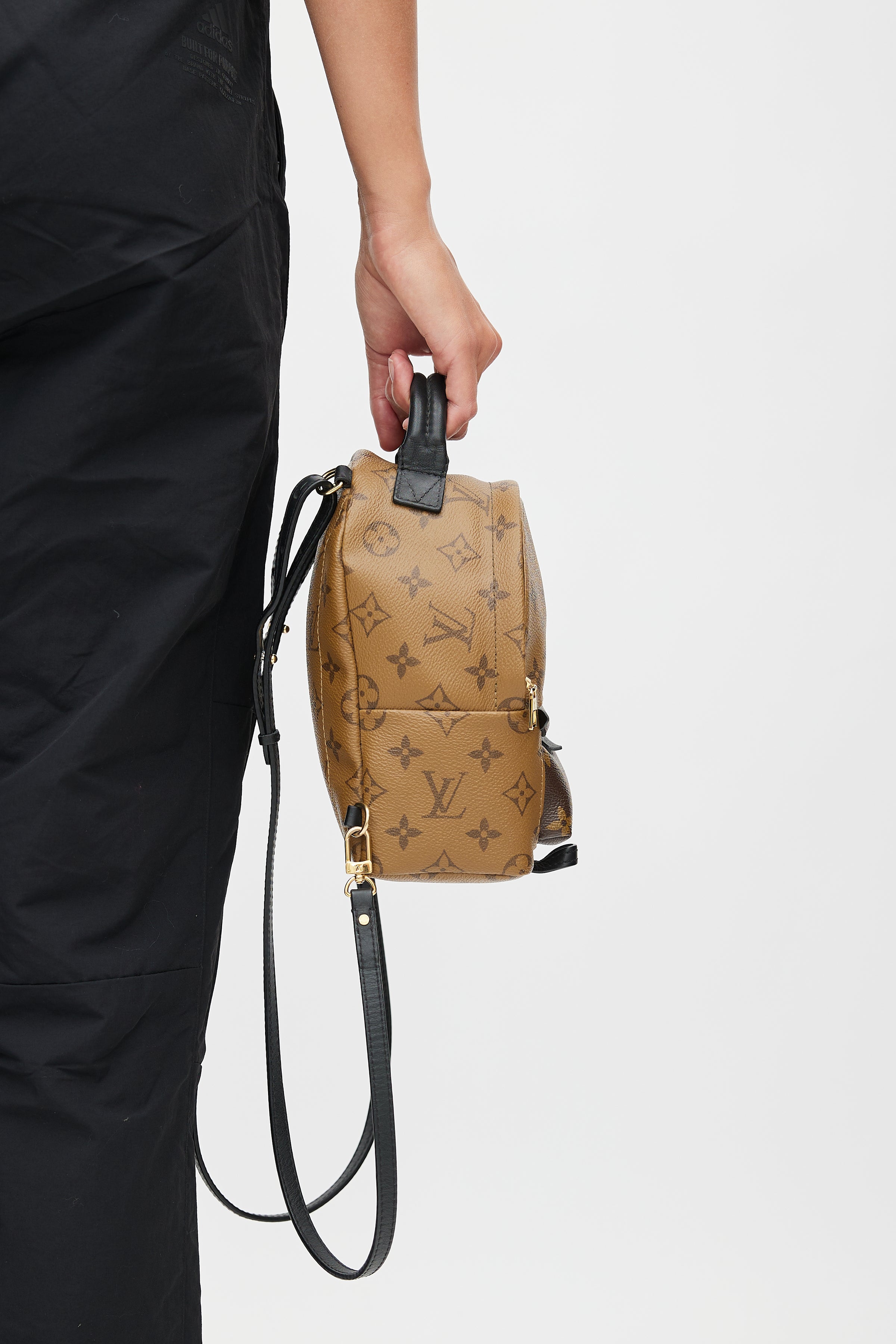 Louis Vuitton // 2018 Brown Reversed Monogram Mini Palm Spring Backpack –  VSP Consignment