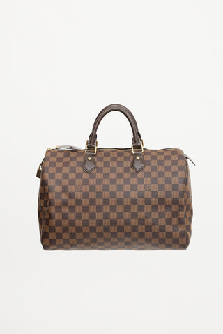 Louis Vuitton 2018 Damier Ebene Speedy 35 Bag