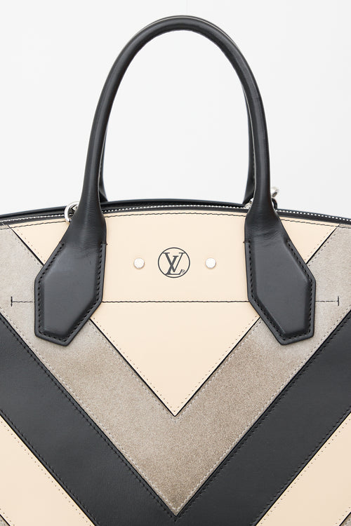 Louis Vuitton 2018 Leather & Suede City Steamer Bag