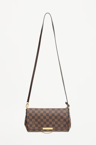 Louis Vuitton 2019 Damier Ebene Favourite MM Bag