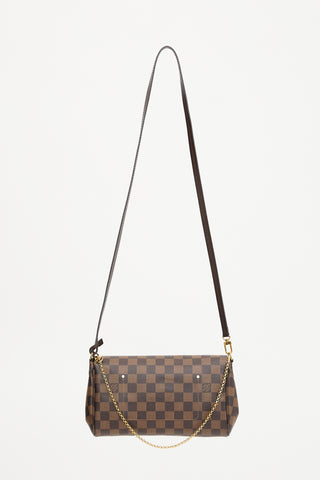Louis Vuitton 2019 Damier Ebene Favourite MM Bag