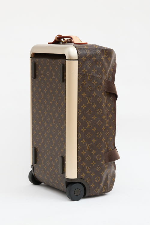 Louis Vuitton 2019 Monogram Horizon Soft Duffle 55 Luggage