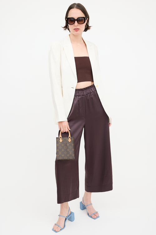 Louis Vuitton 2020 Monogram Canvas Petit Sac Plat Bag