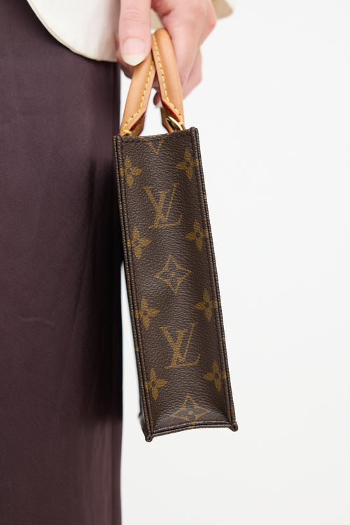 Louis Vuitton 2020 Monogram Canvas Petit Sac Plat Bag