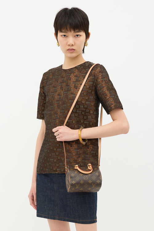 Louis Vuitton 2020 Monogram Nano Speedy Bag