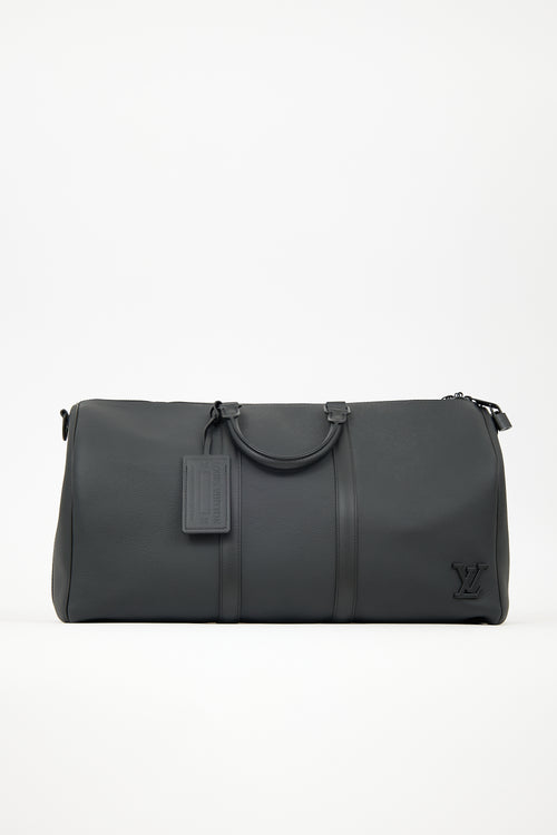 Louis Vuitton Aerogram Leather Keepall Bandouliere 50 Bag