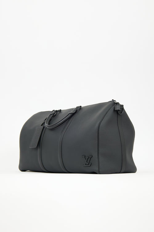 Louis Vuitton Aerogram Leather Keepall Bandouliere 50 Bag