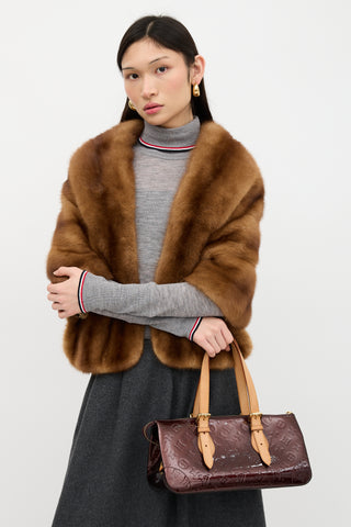 Louis Vuitton Amarante Vernis Rosewood Avenue Bag