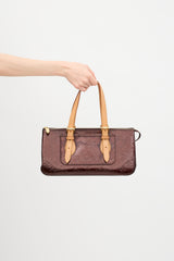 Louis Vuitton Amarante Vernis Rosewood Avenue Bag