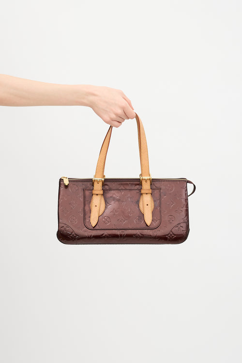 Louis Vuitton Amarante Vernis Rosewood Avenue Bag