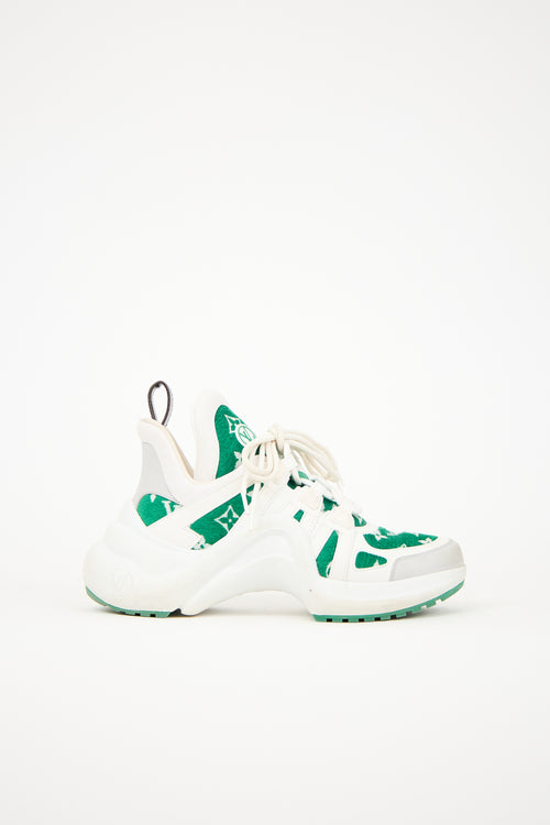 Louis Vuitton Monogram Velvet Archlight Sneaker