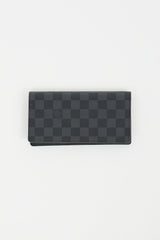 Louis Vuitton Black Damier Graphite Brazza Wallet