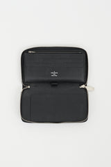 Louis Vuitton Black Epi Zippy Organizer Wallet