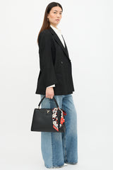 Louis Vuitton Taurillon Capucine MM Top Handle Bag