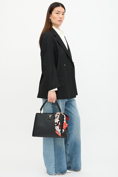 Louis Vuitton Taurillon Capucine MM Top Handle Bag