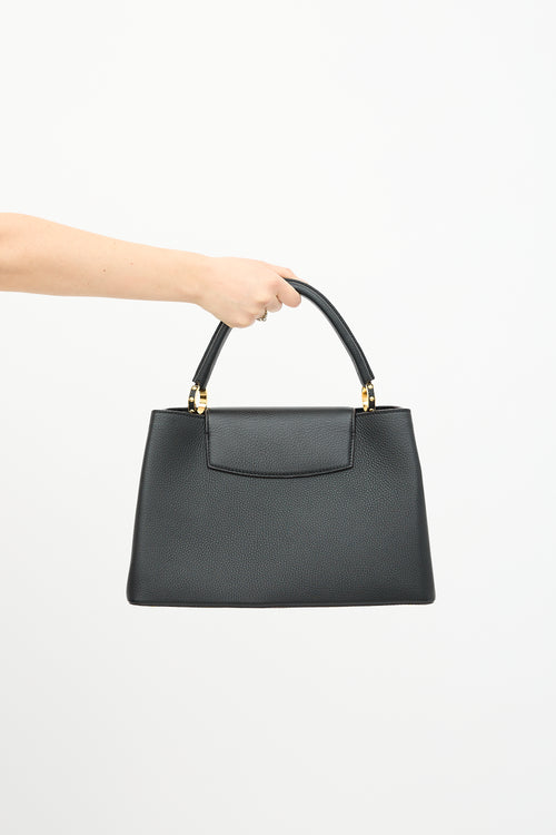 Louis Vuitton Taurillon Capucine MM Top Handle Bag