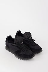 Louis Vuitton Black Mesh & Suede Runner Sneaker