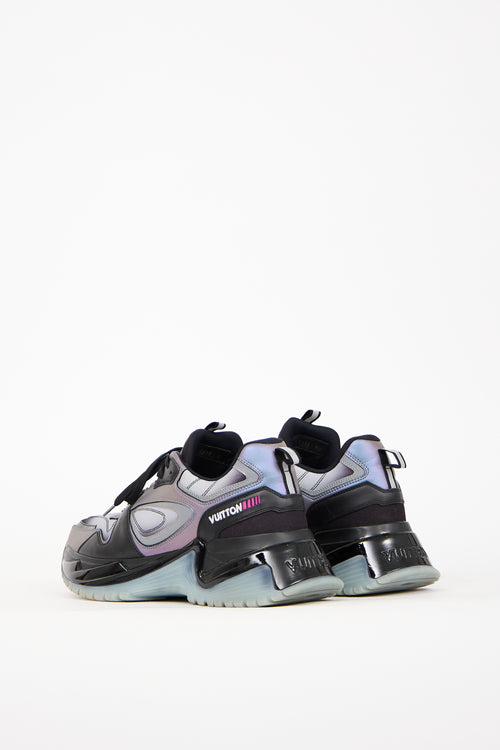 Louis Vuitton Black & Blue Runaway Pulse Sneaker