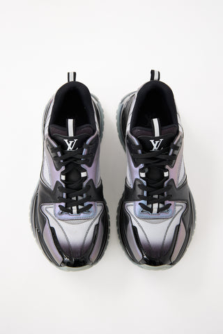 Louis Vuitton Black & Blue Runaway Pulse Sneaker