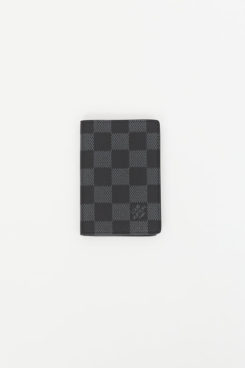 Louis Vuitton Black & Grey Damier Graphite Pocket Organizer