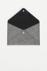 Louis Vuitton Black & Silver Epi Leather Envelope Pouch