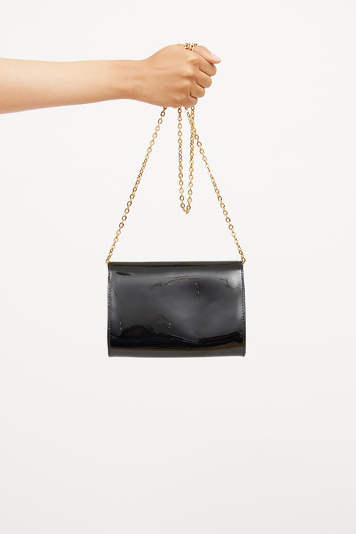 Louis Vuitton Black Patent Louise Chain Bag