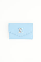 Louis Vuitton Blue Portefeuille Trifold Wallet