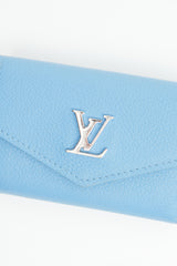 Louis Vuitton Blue Portefeuille Trifold Wallet