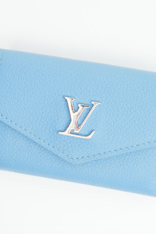 Louis Vuitton Blue Portefeuille Trifold Wallet